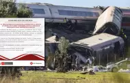 Cancillería peruana expresa condolencias a España por accidente ferroviario en Toledo y mantiene asistencia consular