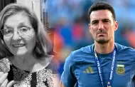 Lionel Scaloni sufre irreparable pérdida: su madre Eulalia Marzetti falleció, según confirmó la AFA