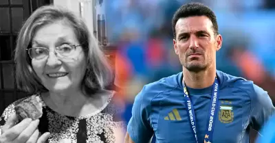 Muri� la madre de Lionel Scaloni.