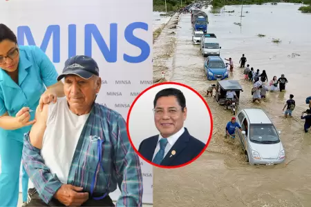 Minsa exhorta a la poblaci�n a vacunarse ante la llegada de El Ni�o a Per�