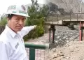 Alerta en Chosica por riesgo de colapso de puente Javier P�rez de Cu�llar