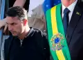 Fl�vio Bolsonaro se declar� "verdadero presidente electo de Brasil" y agradeci� a Trump y Milei