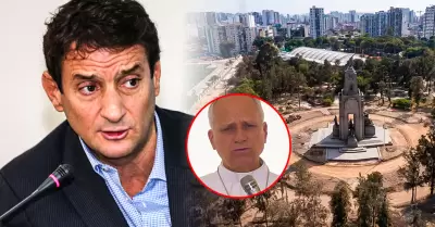 Obras de en el Campo de Marte por llegada del papa.