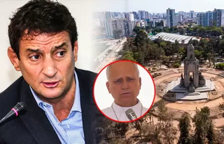 Obras de en el Campo de Marte por llegada del papa.