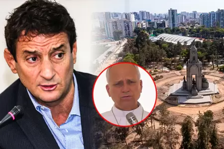 Obras de en el Campo de Marte por llegada del papa.