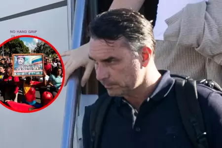 Fl�vio Bolsonaro iba a acabar preso como en el chavismo.