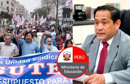 Viceministro del Minedu confirma di�logo con el Sutep