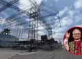 Visita papa Le�n XIV: alistan estrado para la santa misa en Base A�rea Las Palmas
