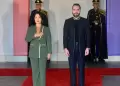 Keiko Fujimori es recibida por Nayib Bukele en la Casa Presidencial de El Salvador para iniciar reuni�n oficial