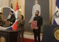 Keiko Fujimori firma convenio con Nayib Bukele para reforzar la lucha contra la delincuencia en el Per�