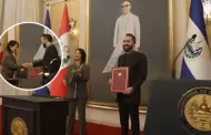 Keiko Fujimori firma convenio con Nayib Bukele para reforzar la lucha contra la delincuencia en el Per�
