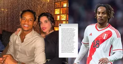 Esposa de Andr� Carrillo lanza contundente comunicado