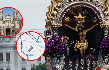 �ltima procesi�n del Se�or de los Milagros este 1 de noviembre