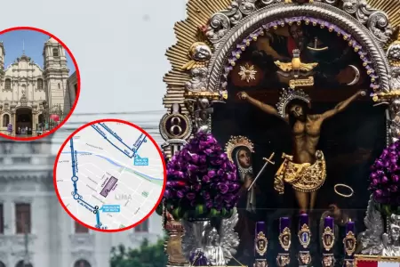 �ltima procesi�n del Se�or de los Milagros este 1 de noviembre