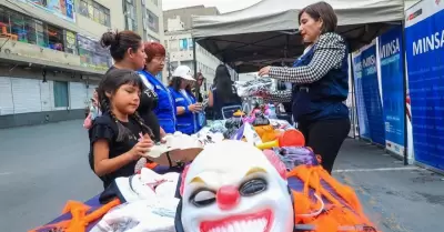 Minsa alerta sobre m�scaras y calabazas que pueden poner en riesgo a los ni�os