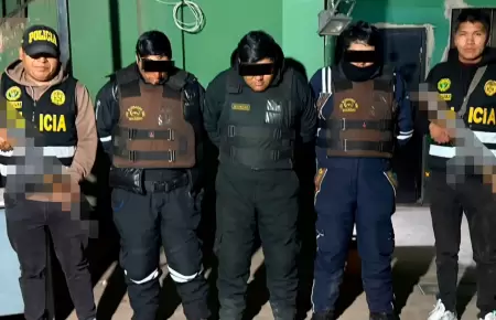 Detienen a tres presuntos miembros de 'Los Malditos de Leviat�n'.