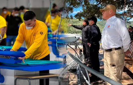 El ministro peruano recorri� centro penitenciario salvadore�o.