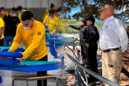 El ministro peruano recorri� centro penitenciario salvadore�o.