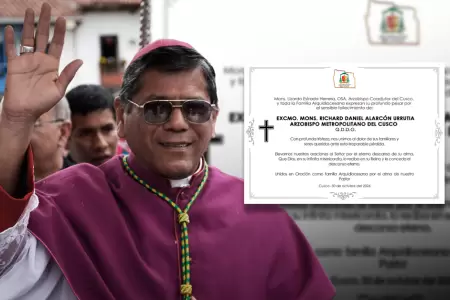 Arzobispado de Cusco dio la lamentable noticia.