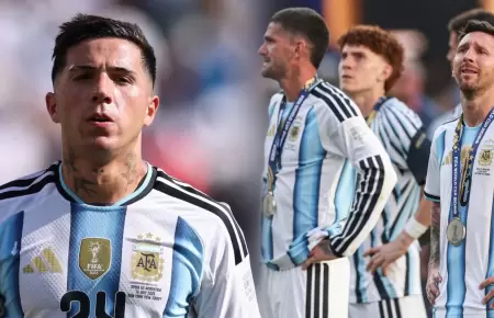 Enzo Fern�ndez habl� sobre lo ocurrido en la final del Mundial.