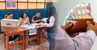 Miembros de mesa recibir�n pago hasta diciembre.