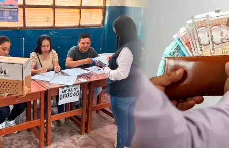 Miembros de mesa recibir�n pago hasta diciembre.