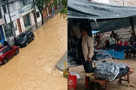 Se reportan lluvias intensas en Cajamarca.