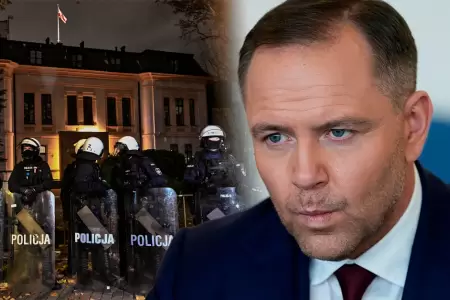 Presidente interrumpi� viaje e intent� ingresar al Tribunal.