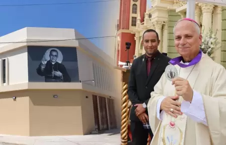 Comitiva del Vaticano visit� capilla que reconstruy� Robert Prevost