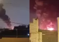 Puente Piedra: incendio se registra en f�brica de pl�stico que ya hab�a sido clausurada por funcionar sin permisos