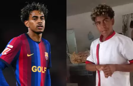 Joven colombiano sorprende por su parecido a Lamine Yamal